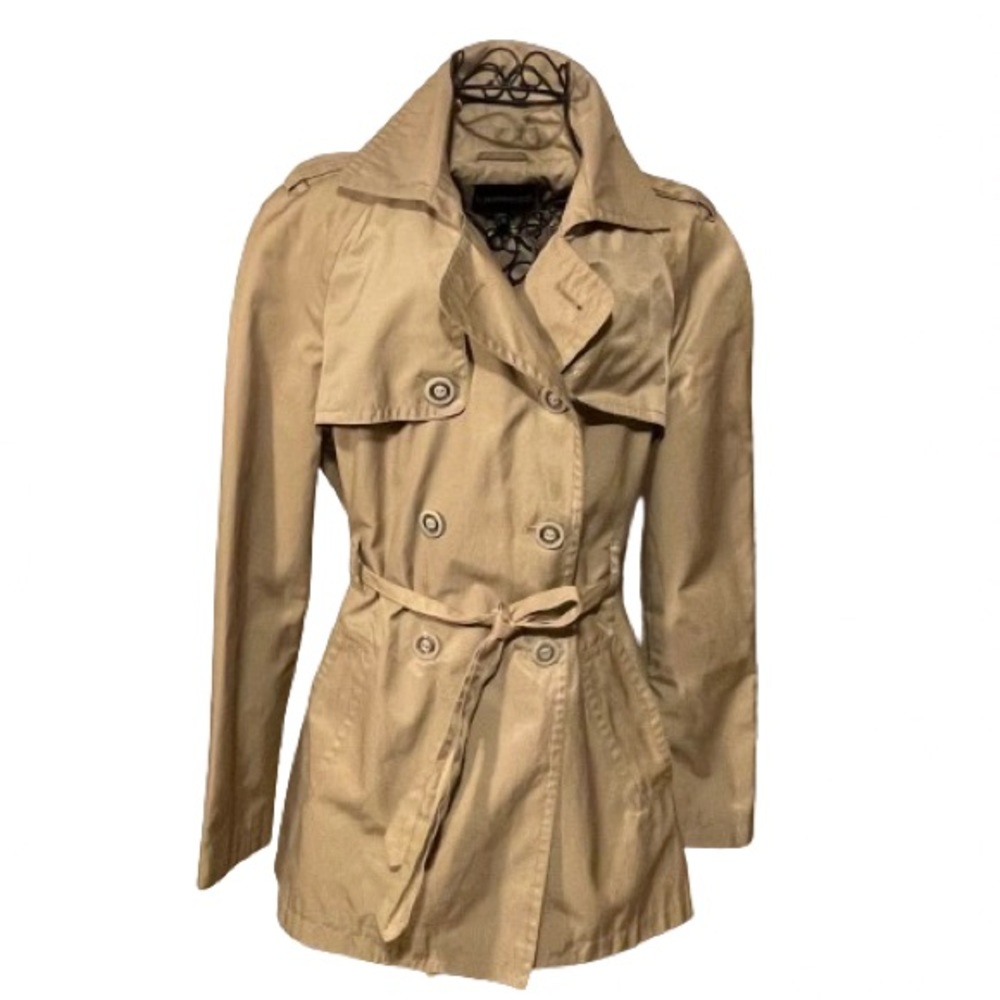 Express Women Trench Coat Tan Size M